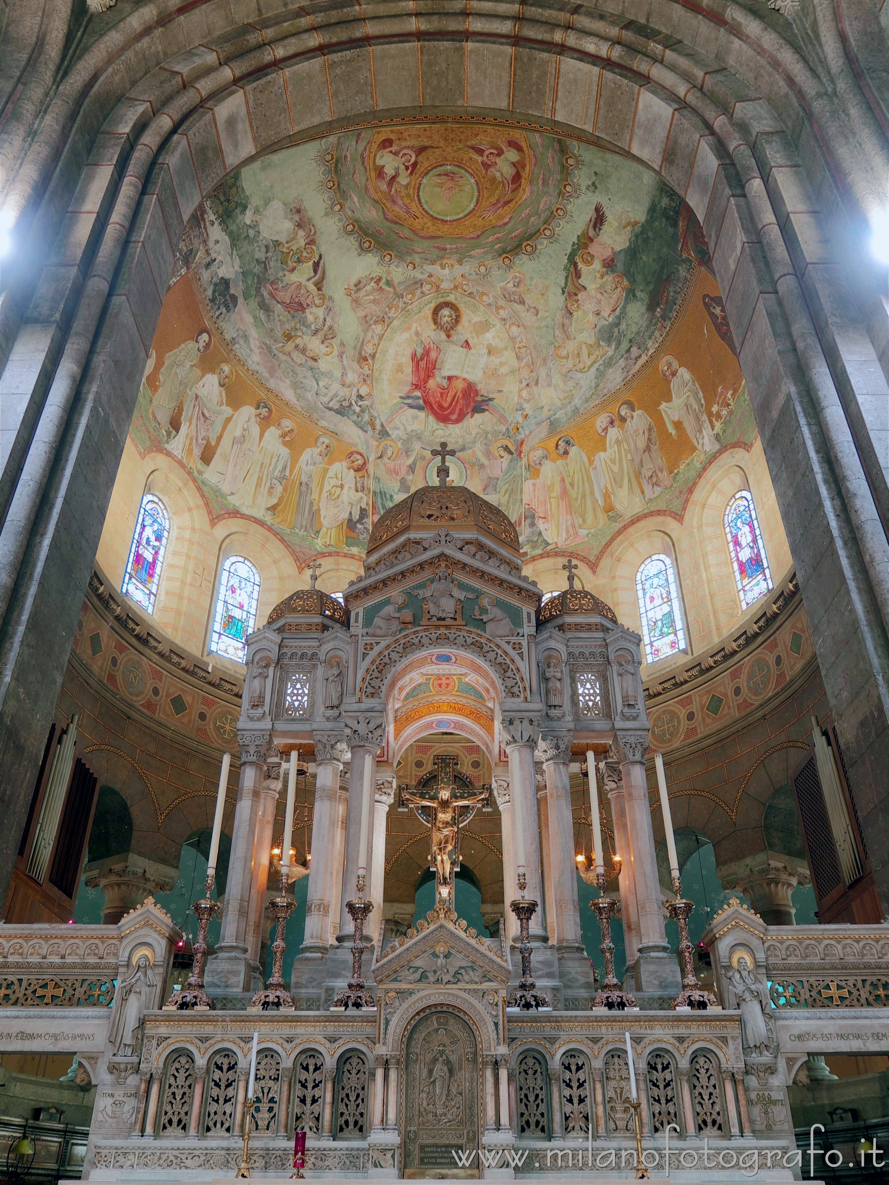 Milan (Italy) - Altar and apse of the Basilica of the Corpus Domini